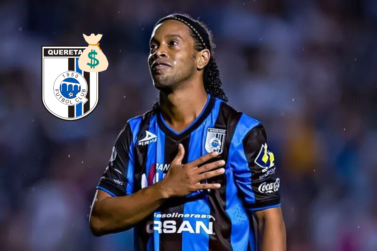 ¿Cuánto dinero ganó Ronaldinho con Querétaro en la Liga MX?