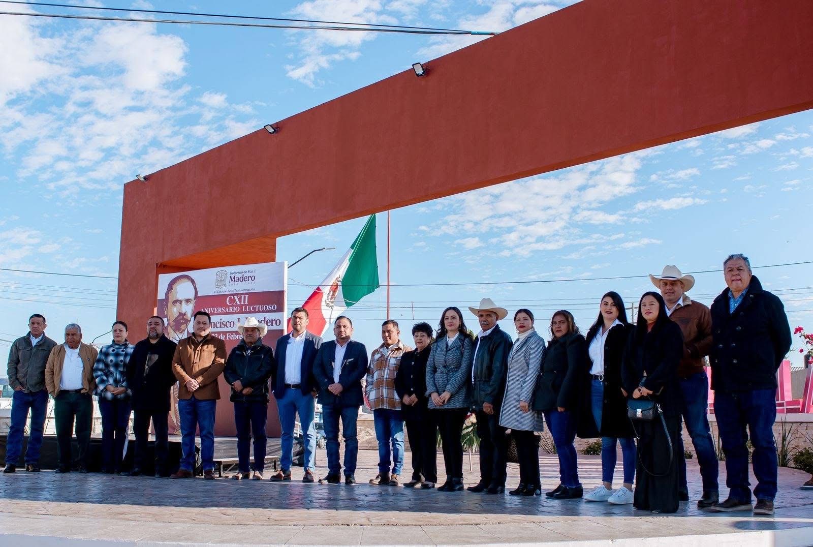 Conmemoran el 112 aniversario luctuoso de Fco. I. Madero y Pino Suárez