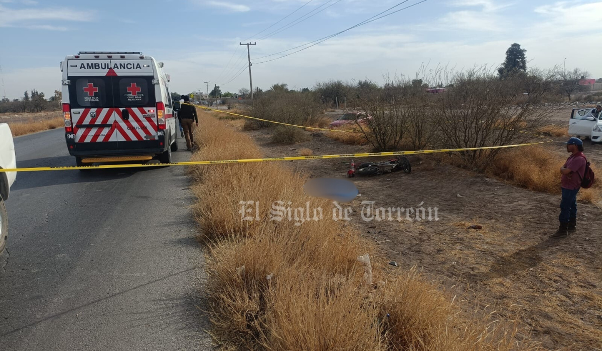 Muere motociclista tras fatal accidente en Gómez Palacio