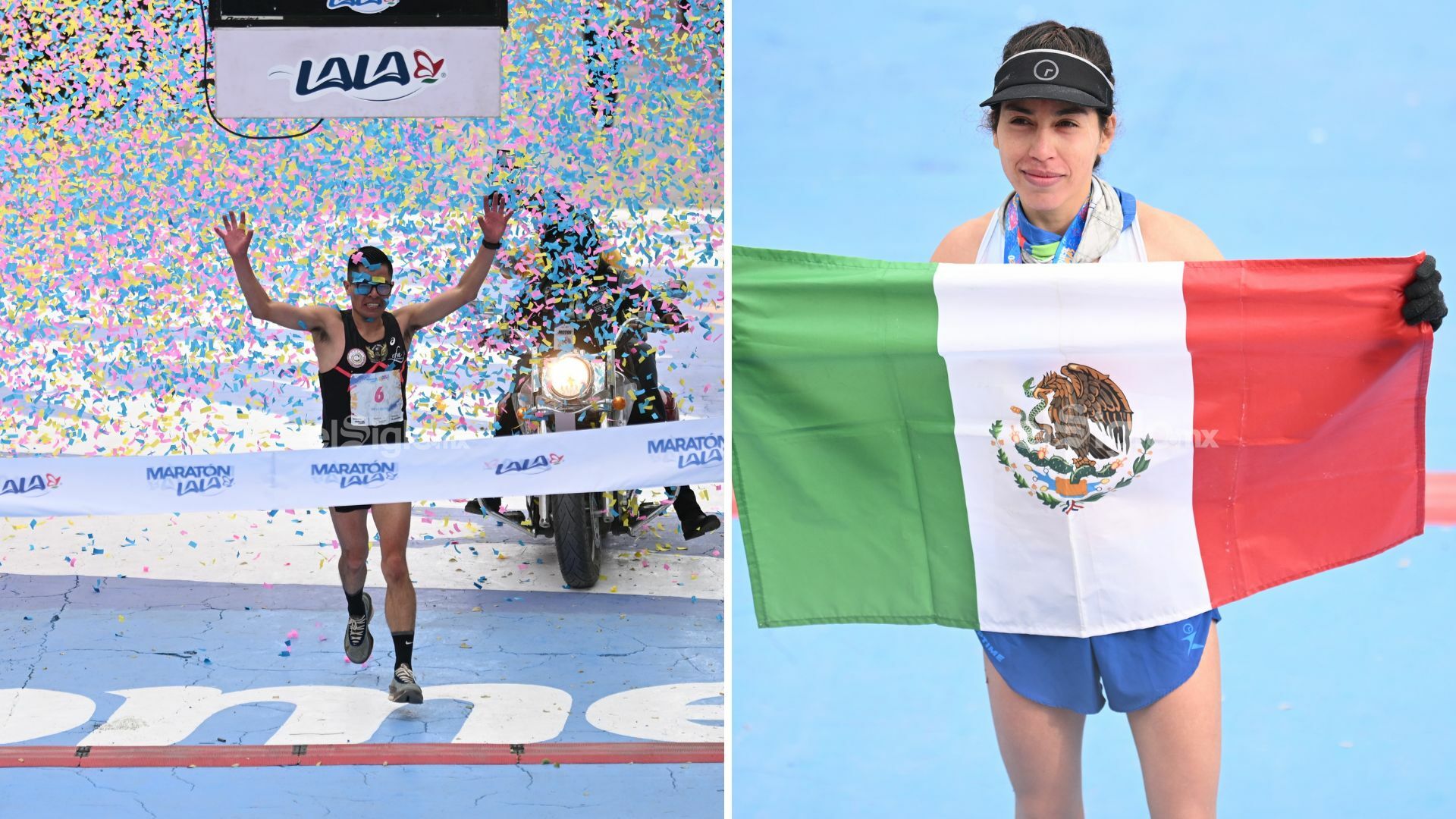 Maratón Lala 2025: Hesiquio Flores y Fanny Oropeza ganan sus ramas en la edición XXXVI