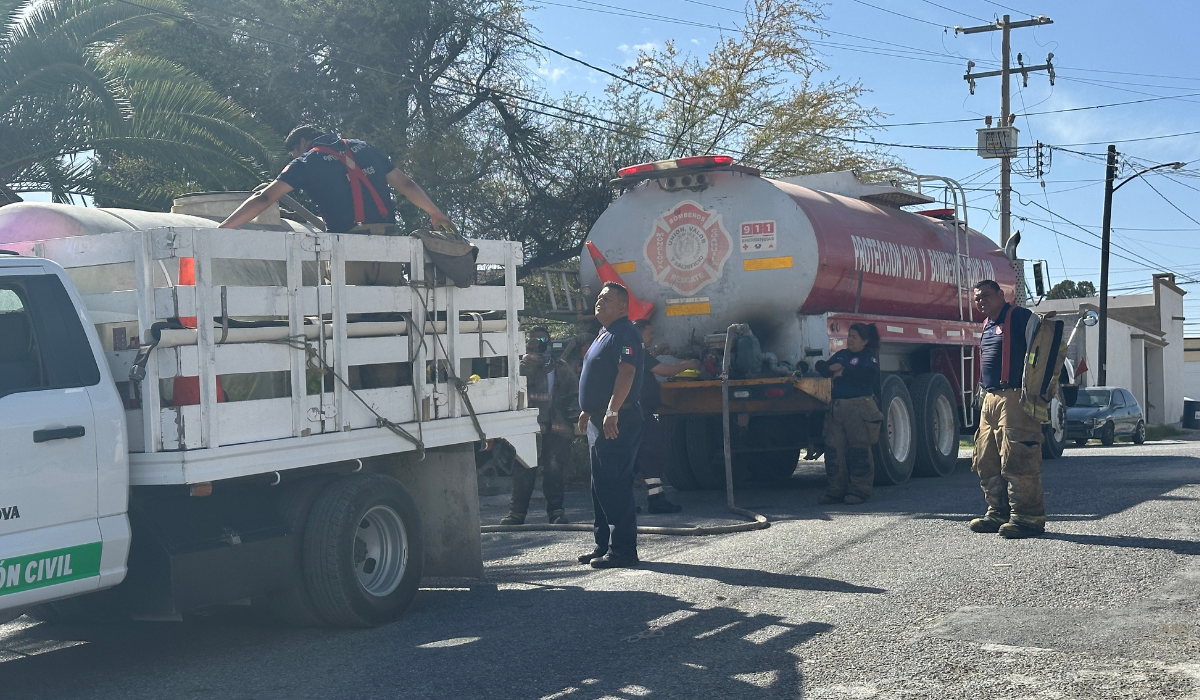 Se incendia lote baldío en la colonia Telefonistas de Monclova