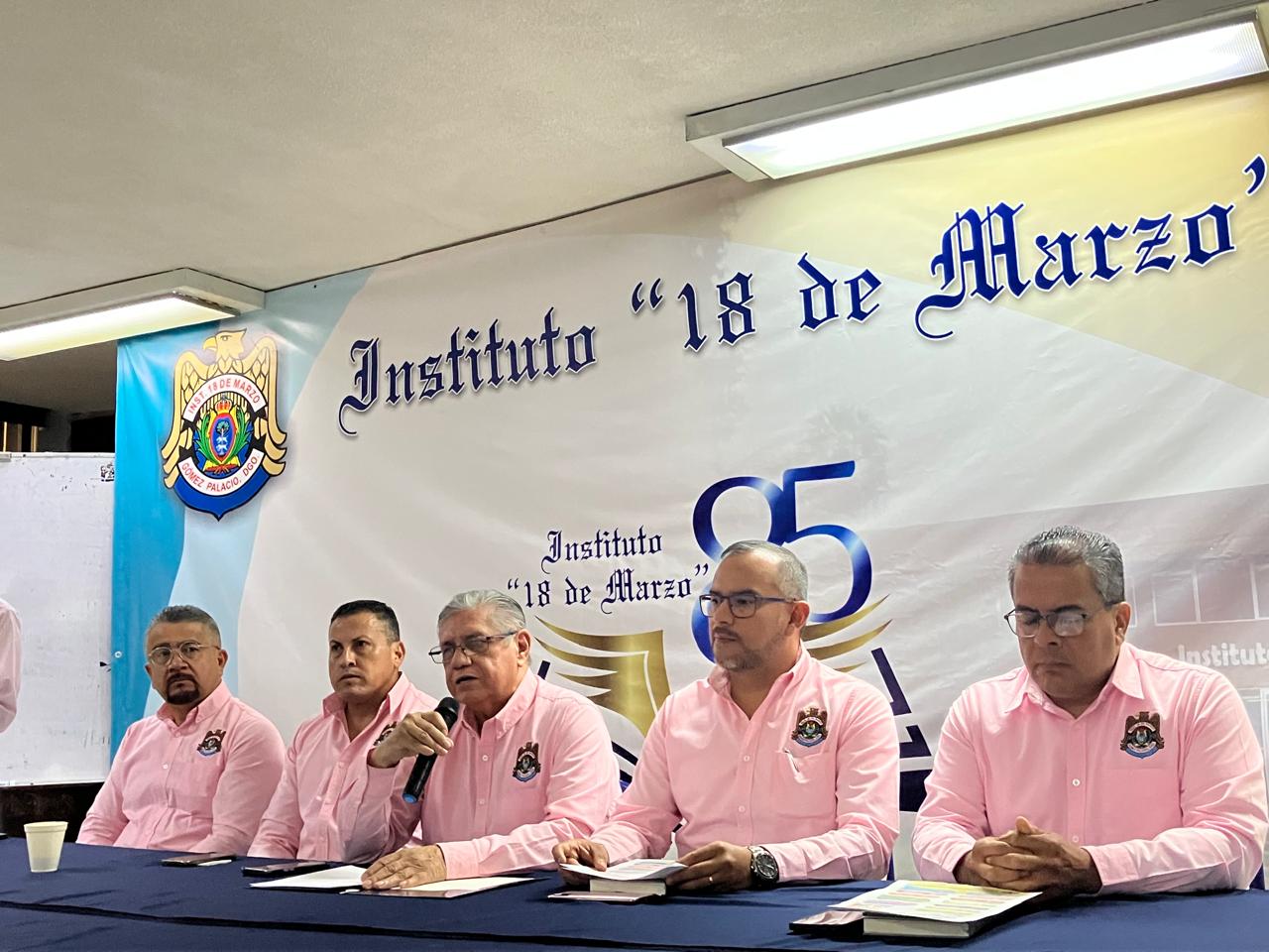 Anuncian calendario de eventos por el 85 aniversario del Instituto
18 de Marzo de Gómez Palacio. (EL SIGLO DE TORREÓN)