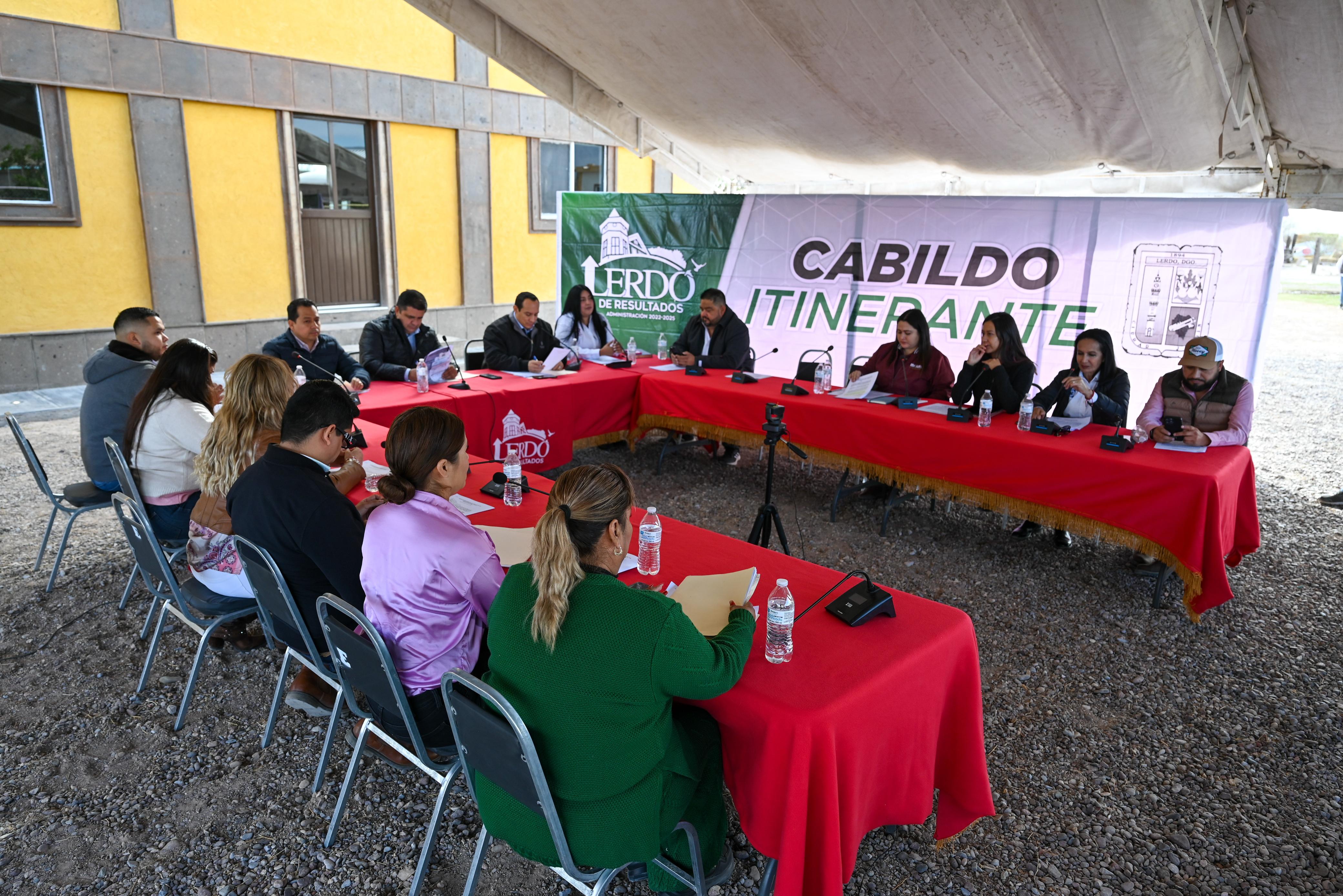 Realizan Cabildo itinerante en ejido Rojo Gómez de Lerdo