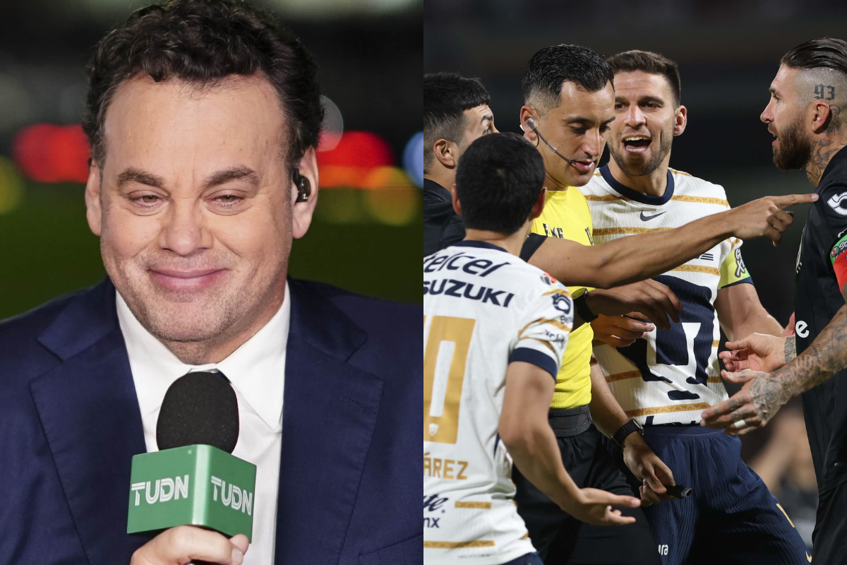 David Faitelson apoya a Pumas tras queja por arbitraje contra Monterrey