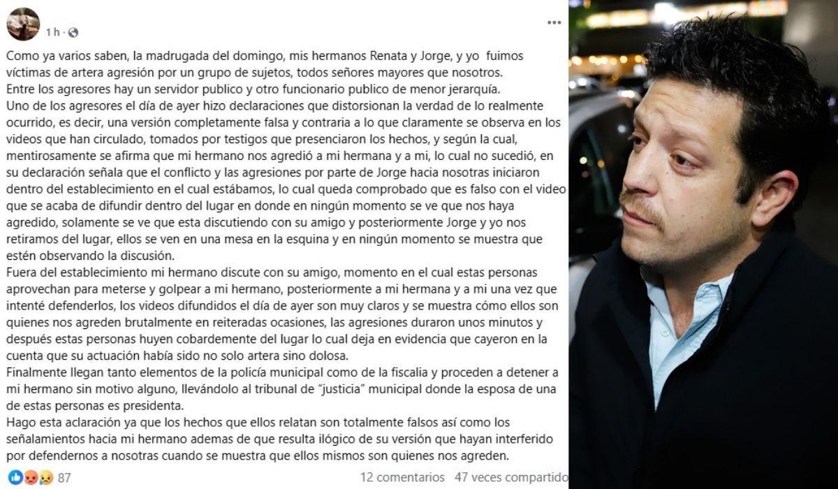 Joven afectada desmiente declaraciones de Pepe Ganem sobre riña a las afueras de un bar