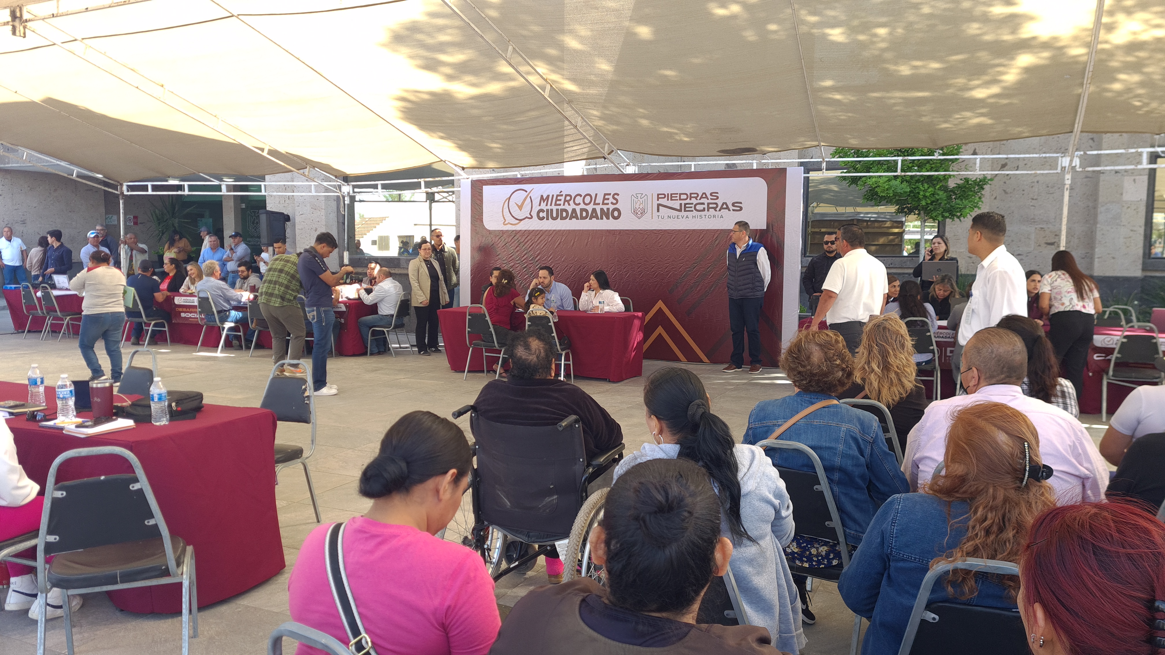 Alcalde Jacobo Rodríguez encabeza miércoles ciudadanos en Piedras Negras