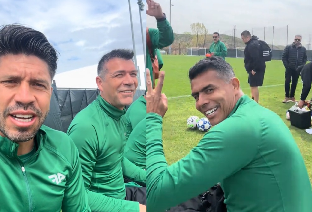 Oribe Peralta, Oswaldo Sánchez, Jared Borgetti (CAPTURA)