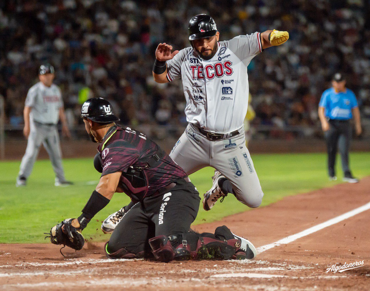 La parte alta de la octava entrada fue fátidica para los Algodoneros y marcó al diferencia en el juego.
