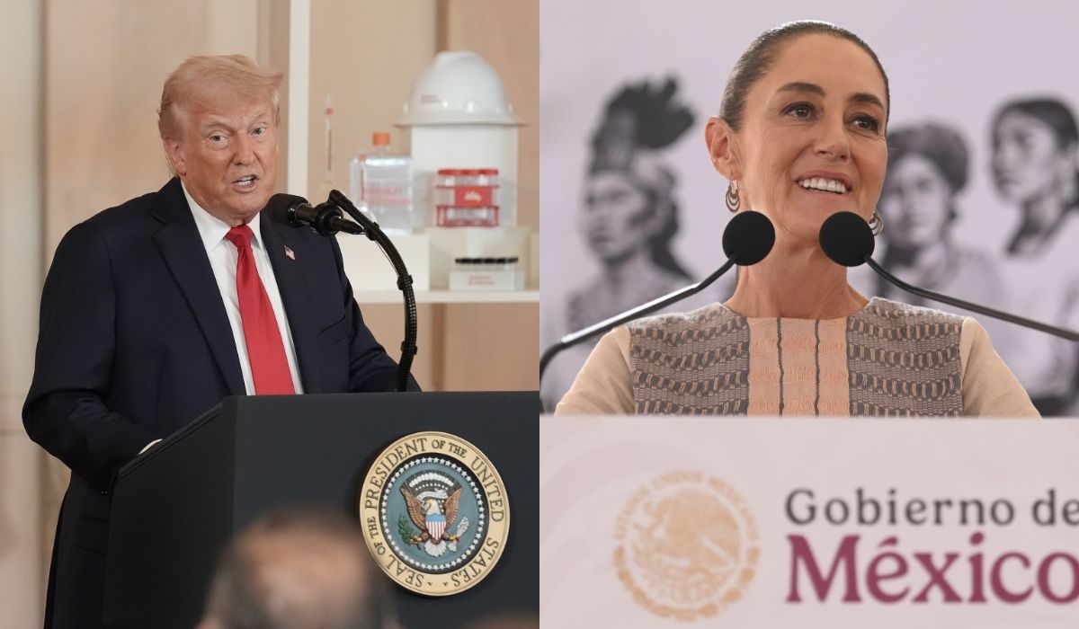 Trump dice que Sheinbaum tiene tanto miedo a los carteles que no puede pensar con claridad