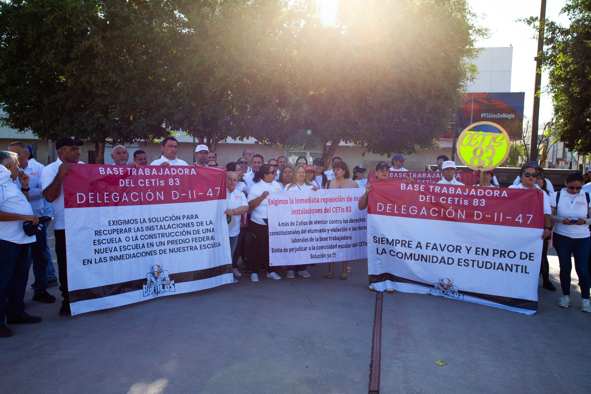 'Estamos en peligro de extinción', piden solución a disputa por terrenos del Cetis No. 83