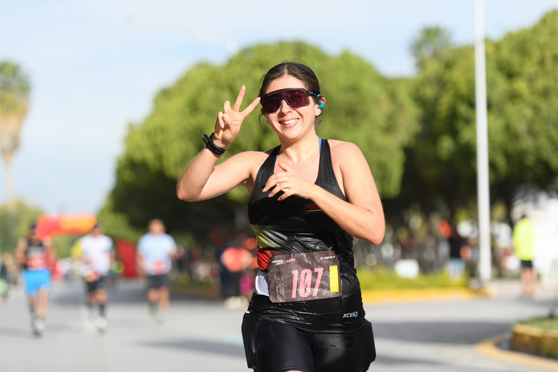 La deportista lagunera cumplió otra de sus METAS al completar el recorrido en las tres disciplinas. (Archivo)
