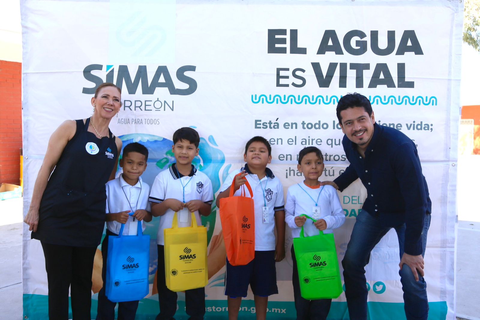 Realiza Simas Feria Escolar del Agua en la Primaria Sertoma 1964