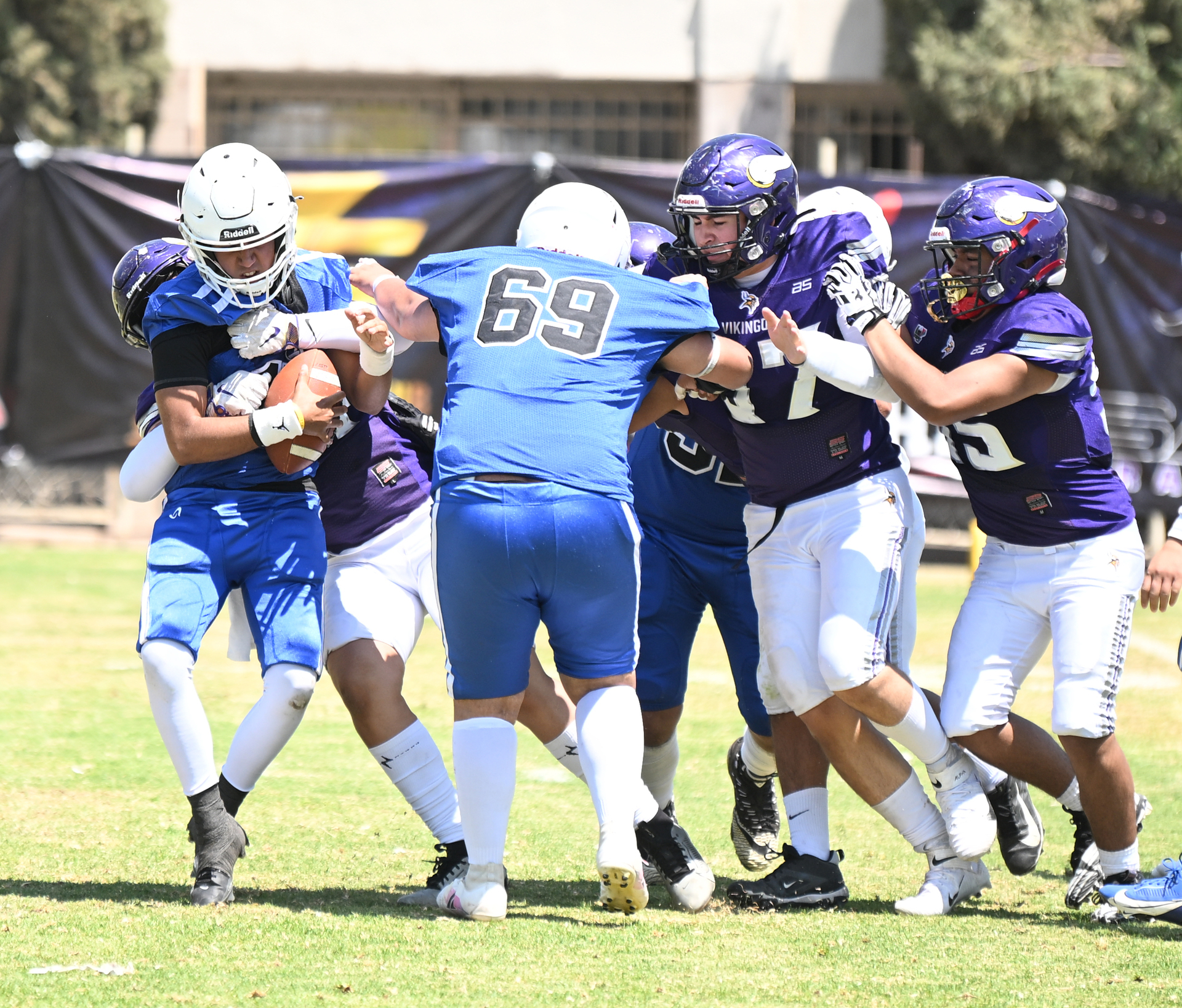 La ‘Marea Púrpura’ cayó en su último encuentro de la campaña regular en
Saltillo, por lo que disputará fuera la semifinal de la ONEFA. (Archivo)