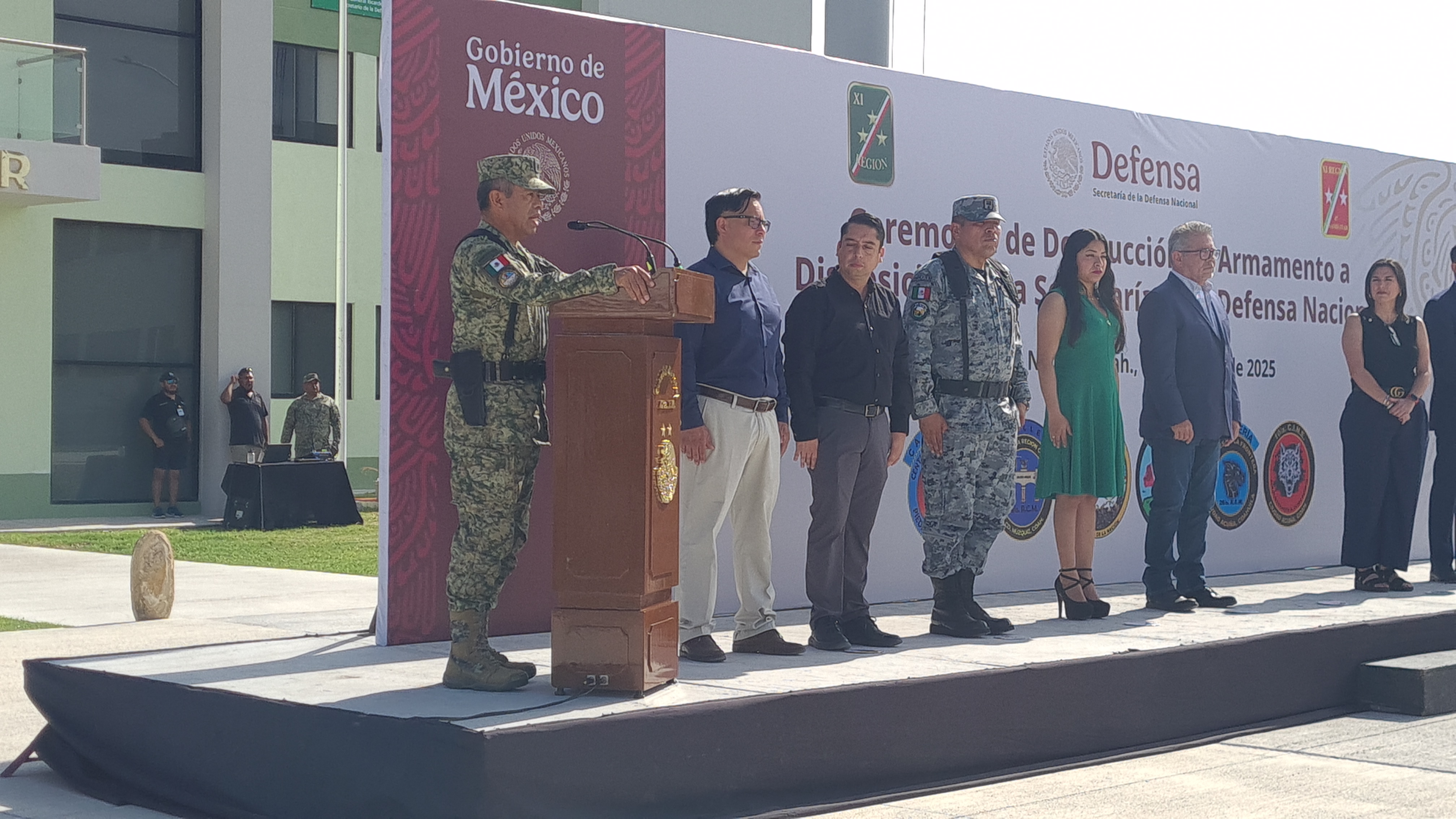 Autoridades militares destruyen 138 armas y casi 14 mil cartuchos en PN