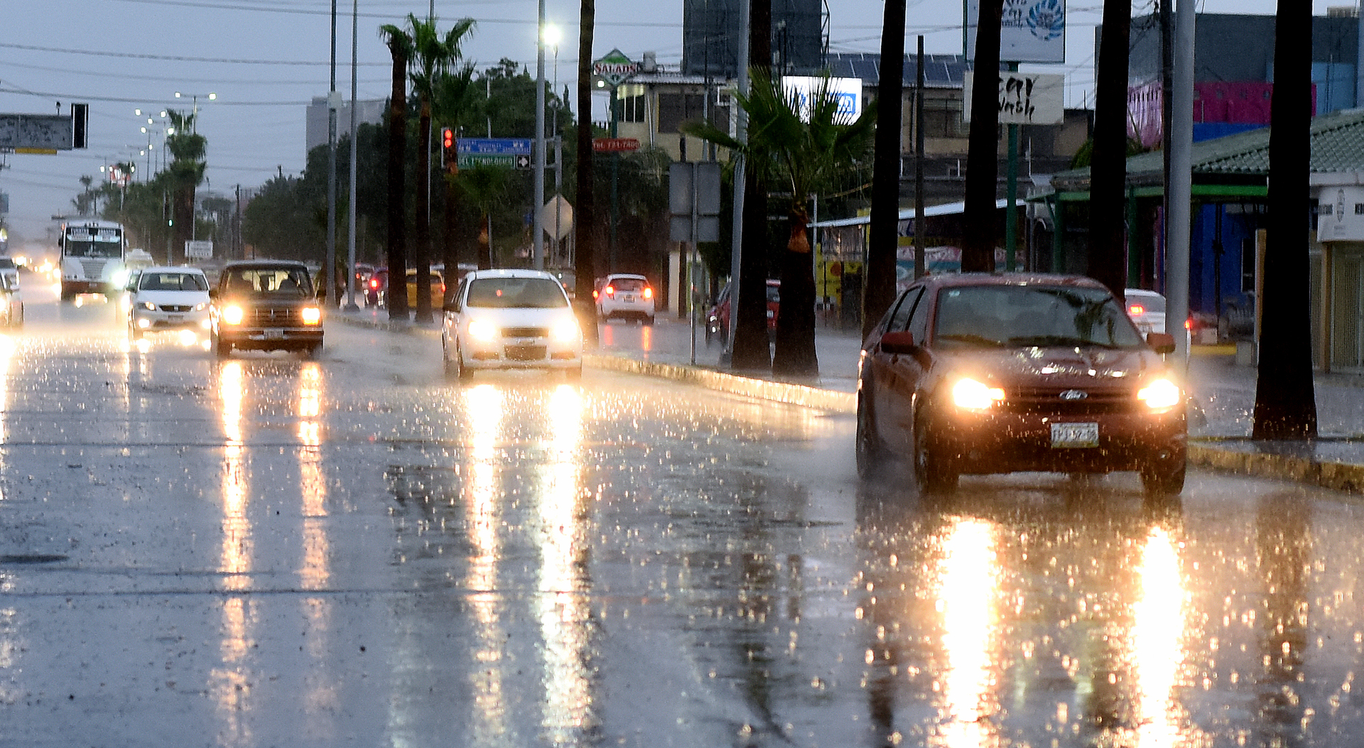 Lluvia en La Laguna (ARCHIVO)