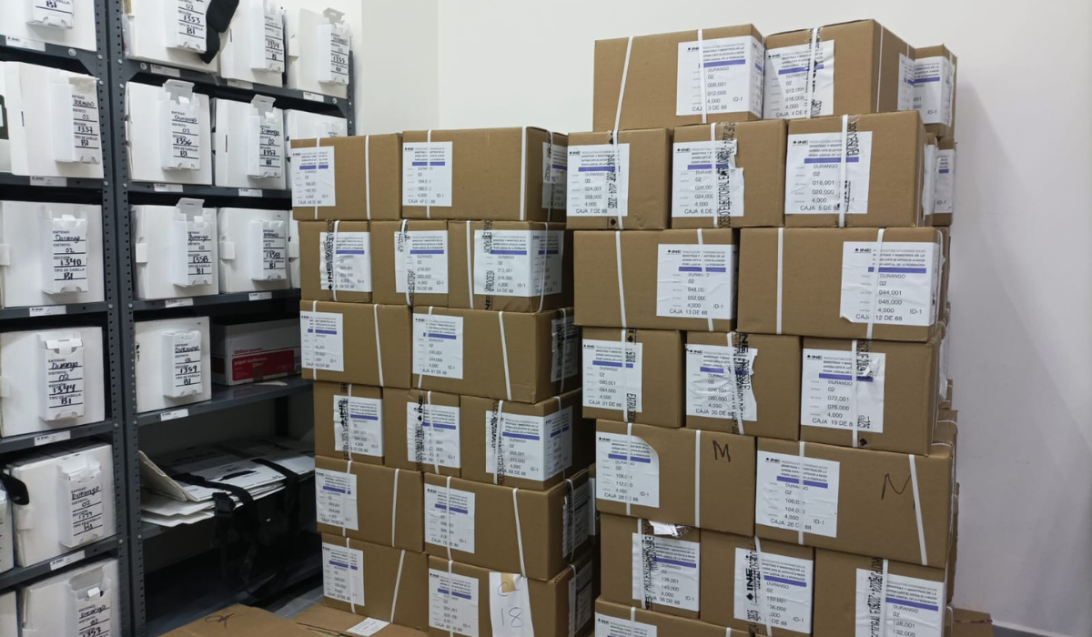 Llegan a La Laguna de Durango boletas para elección del Poder Judicial