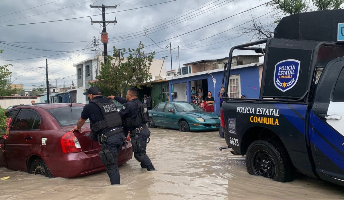 Activan Plan DN-III-E en Piedras Negras tras tormentas que dejaron más de cuatro pulgadas