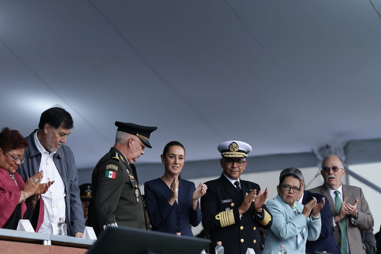 Gobierno, sociedad y Fuerzas Armadas podemos hacer frente a cualquier amenaza: Trevilla a Sheinbaum
