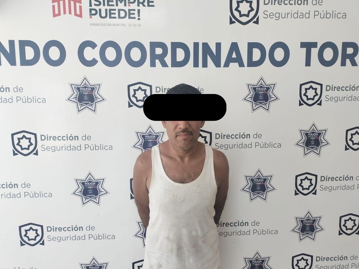 Detienen a hombre de 43 años, que drogado estaba alterando el orden público