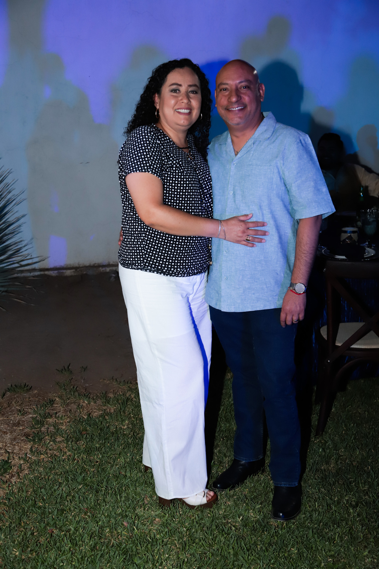 Berenice Palacios y Ricardo Palacios.