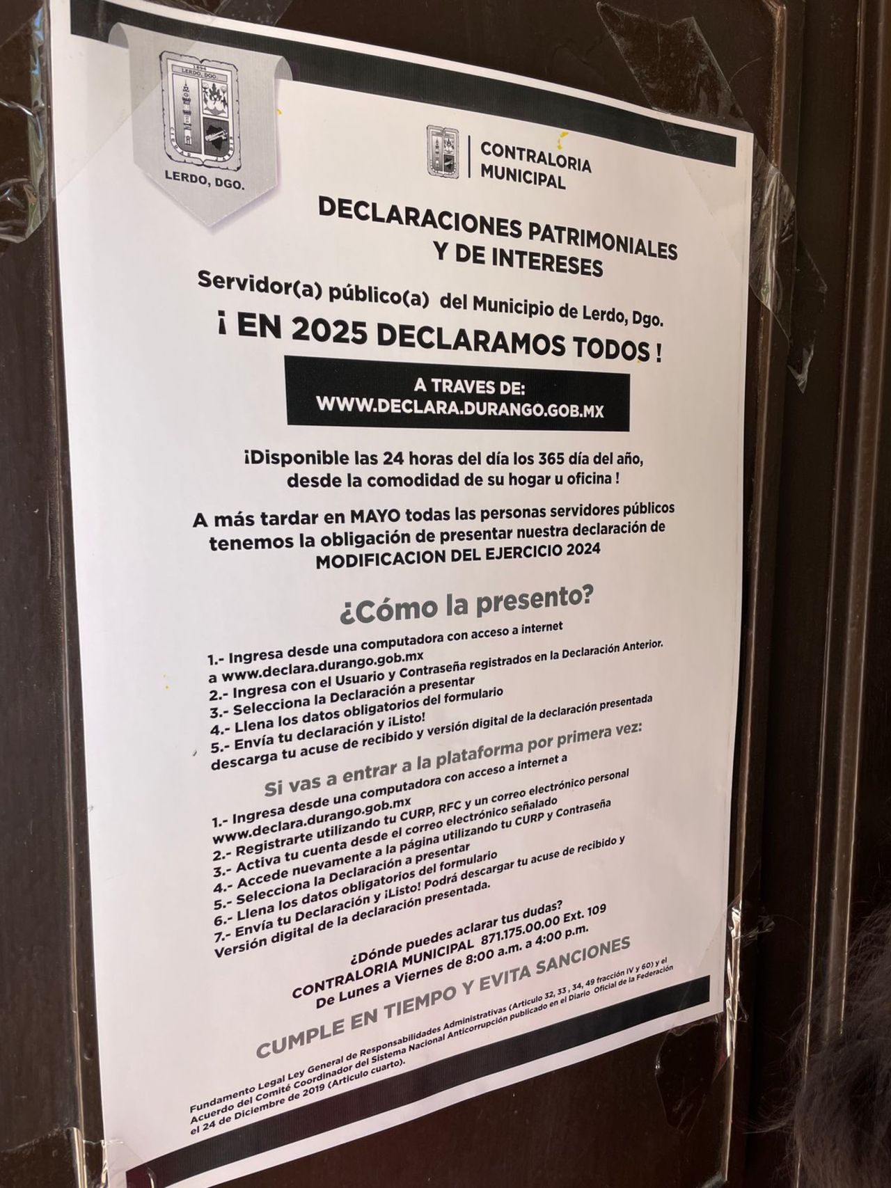 La declaración deberá rendirse a través de plataforma. (EL SIGLO DE TORREÓN)