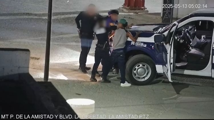 Detenidos por robo con violencia en Torreón.