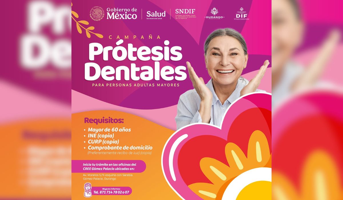 ¿Cuáles son los requisitos para las Prótesis Dentales Gratuitas del DIF Estatal de Durango?