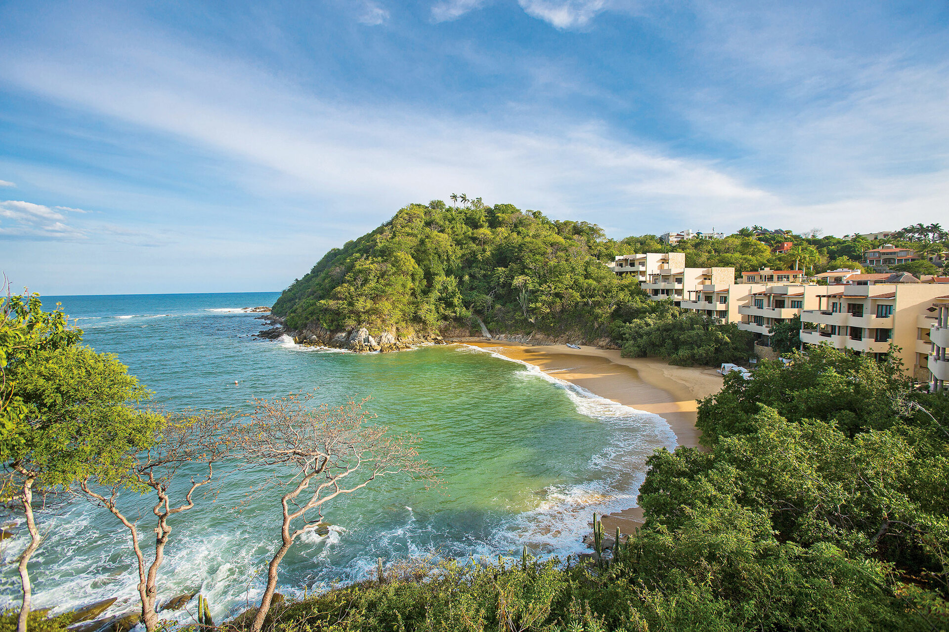 La playa La Entrega fue reconocida como una de las Tripadvisor Top 10 Playas de México, en los premios Traveller's Choice Awards. Foto: El Universal/ Alan Carranza