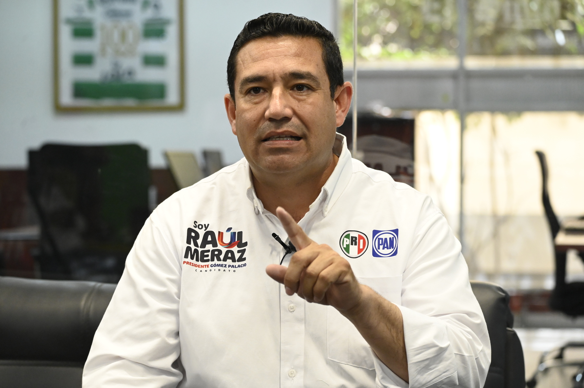 Raúl Meraz promete un gobierno de lado de la gente en Gómez Palacio 