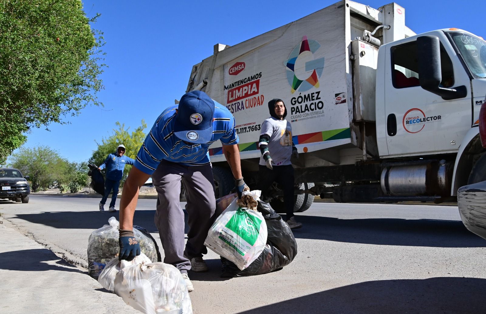 Camiones recolectores de basura de Gómez Palacio no se llevan escombros, ramas, sillones viejos ni otro tipo de desechos