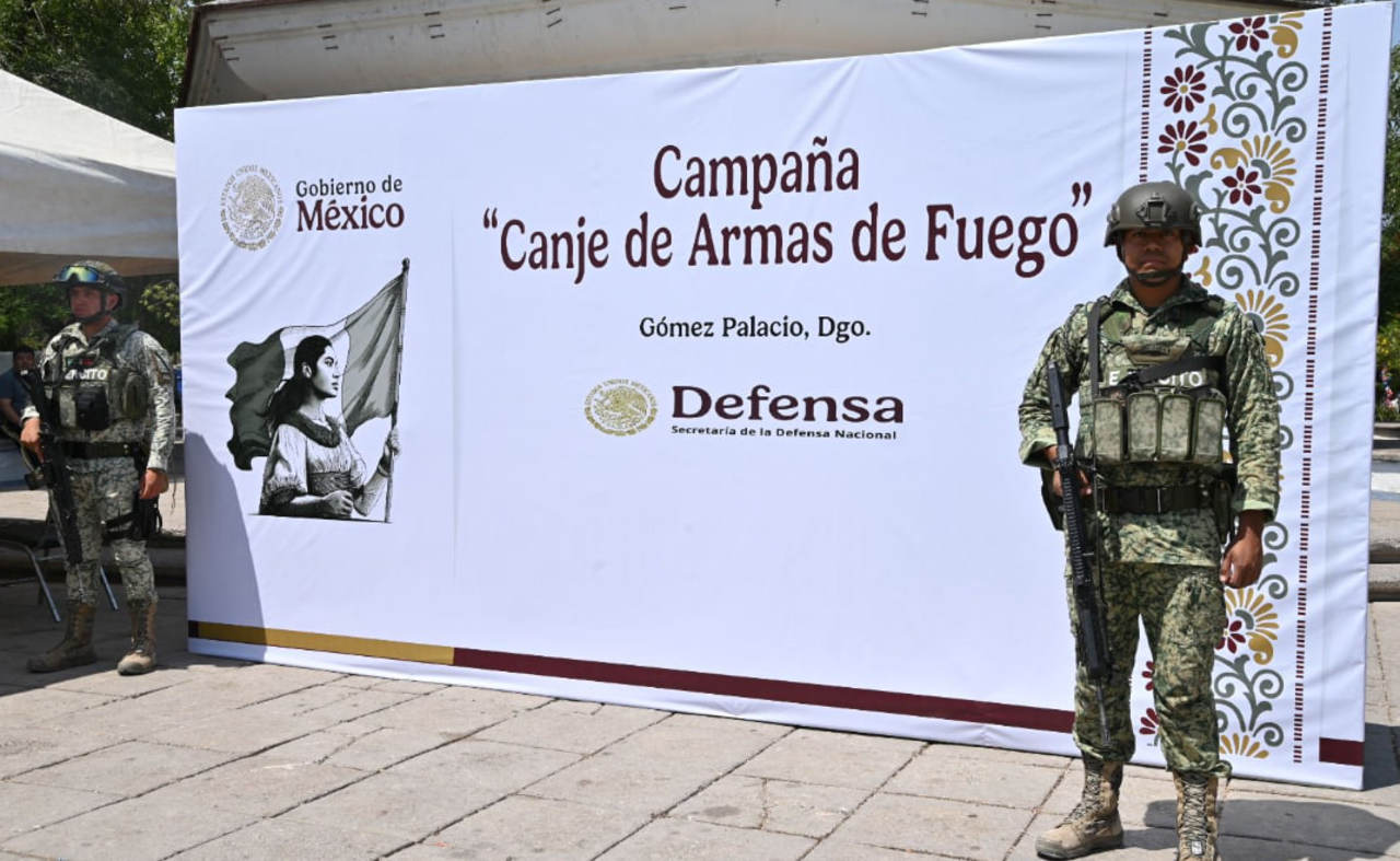 Los ciudadanos podrán entregar armas a cambio de dinero.