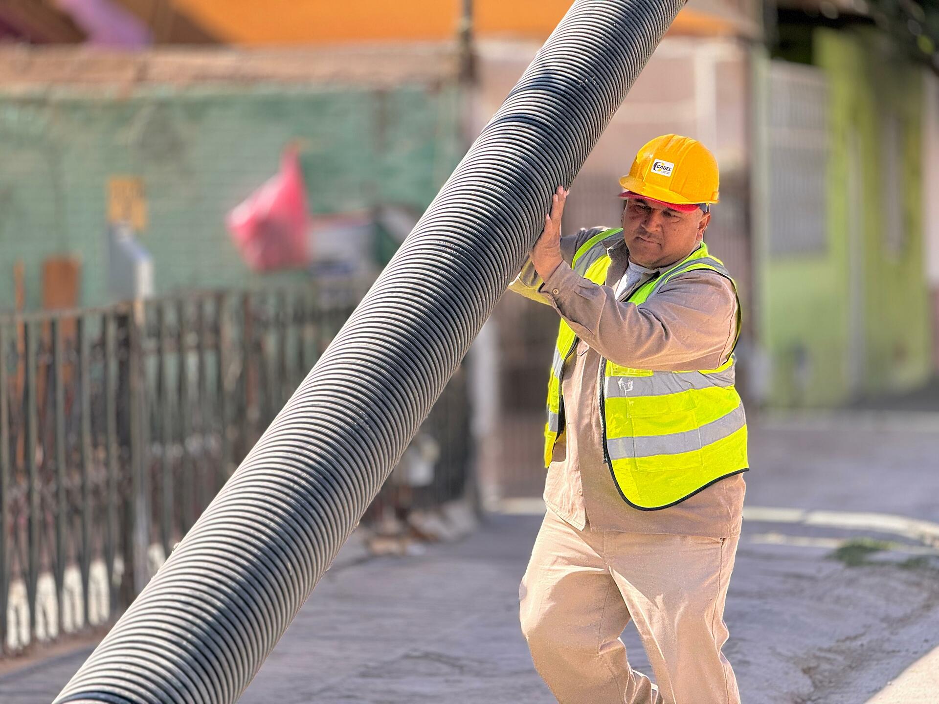 Una de las obras más importantes se encuentra en el sector Centro de la ciudad y se espera que esté finalizada en una semana.