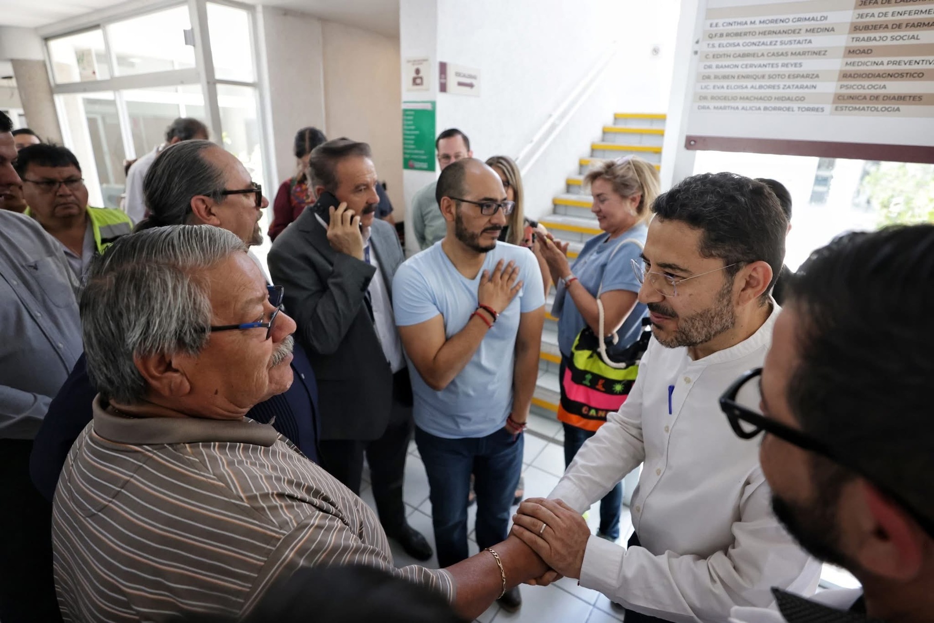 Martí Batres visitó la Clínica Hospital de Gómez Palacio y la Clínica de Medicina Familiar de Lerdo. (EL SIGLO DE TORREÓN)
