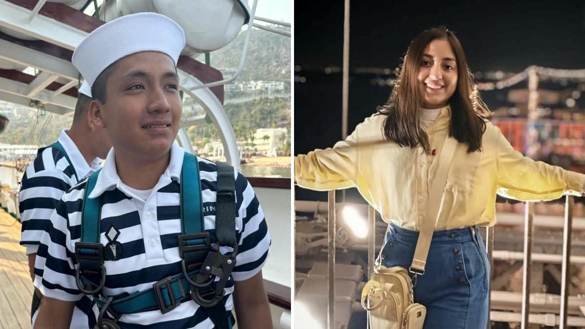 ¿Quiénes eran los cadetes América Yamilet y Adal Jair, quienes fallecieron en choque del Buque Cuauhtémoc?