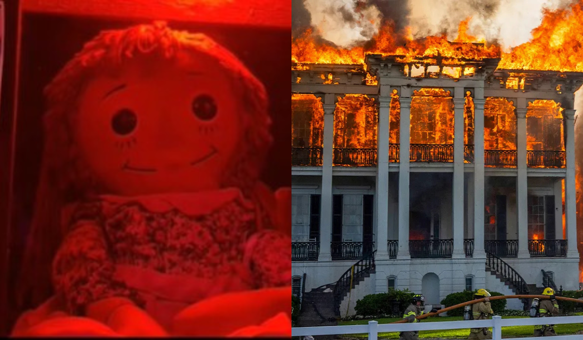 Mansión se incendia en New Orleans tras visita de 'Annabelle'