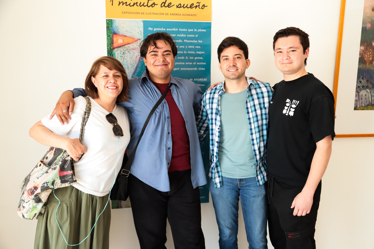 Patricia Amaya, Brandon Nava, Gabriel Ibarra y Alberto Jaidar.