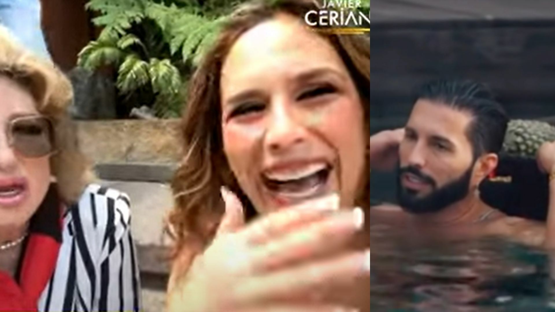 Angélica Vale durante la entrevista con Javier Ceriani, donde aclaró los rumores sobre su supuesto romance con Poncho de Nigris, dejando claro que nunca pasó de un coqueteo pasajero. (FOTO: ESPECIAL)