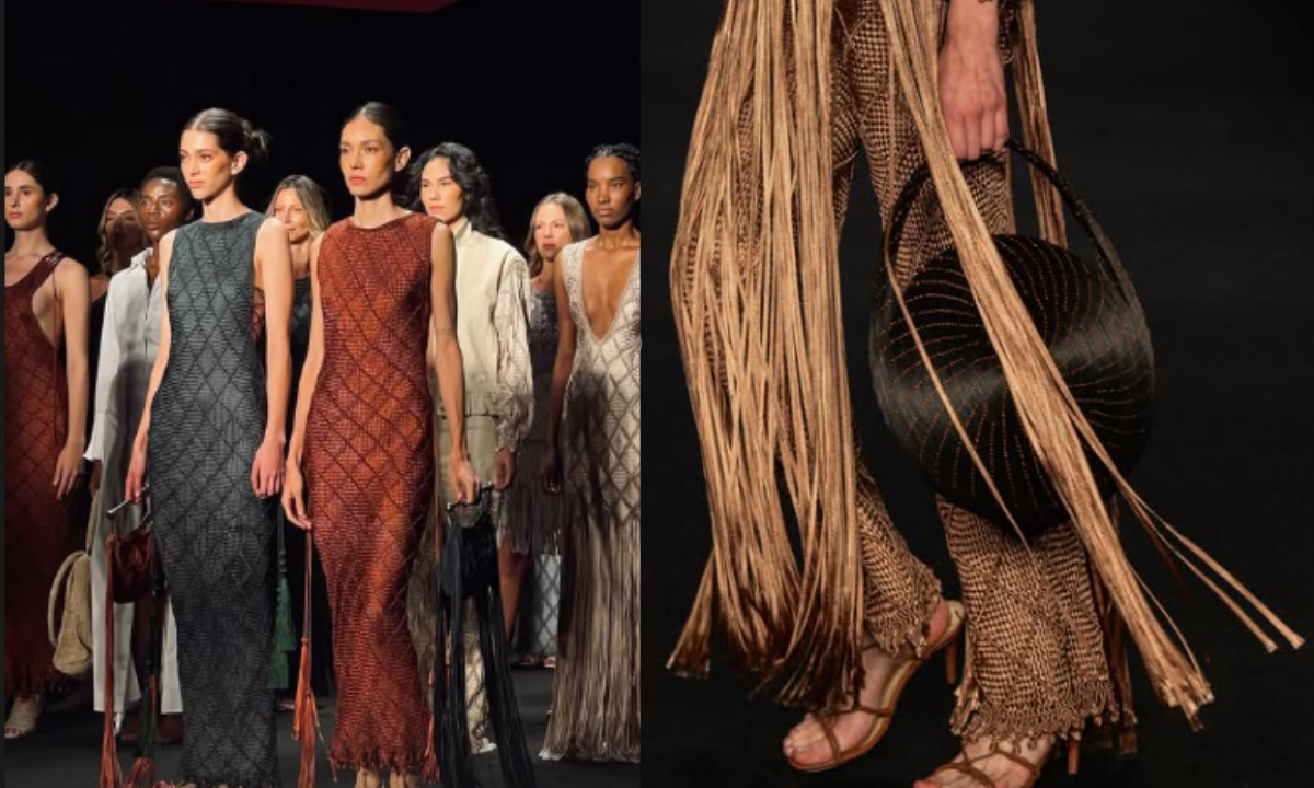 Prendas de artesanía desfilan por las pasarelas de la Bogotá Fashion Week 2025