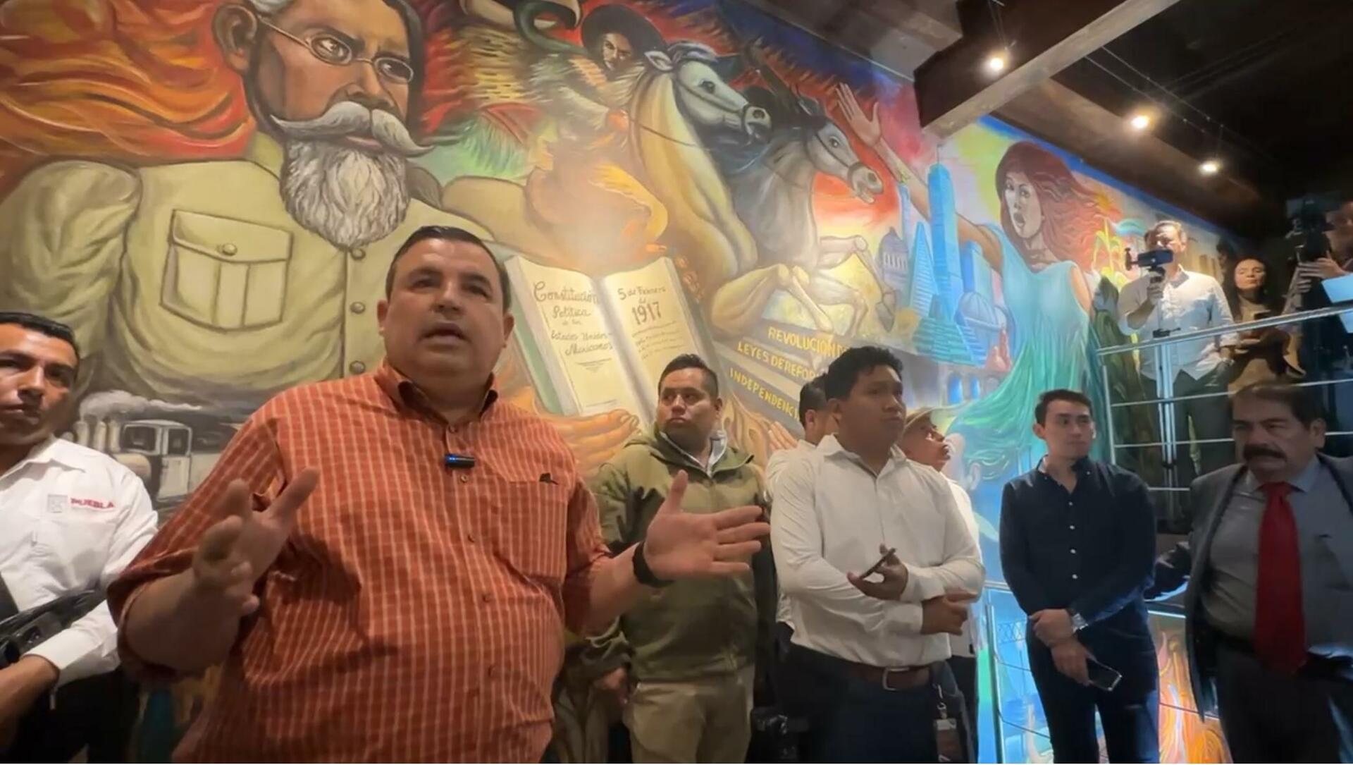 Benjamín Gaxiola Loya, secretario general de la Asociación Nacional Venustiano Carranza
