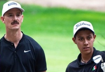 Ángel y Pável, tuvieron qué conformarse con el subcampeonato en el
Nacional. (Especial)