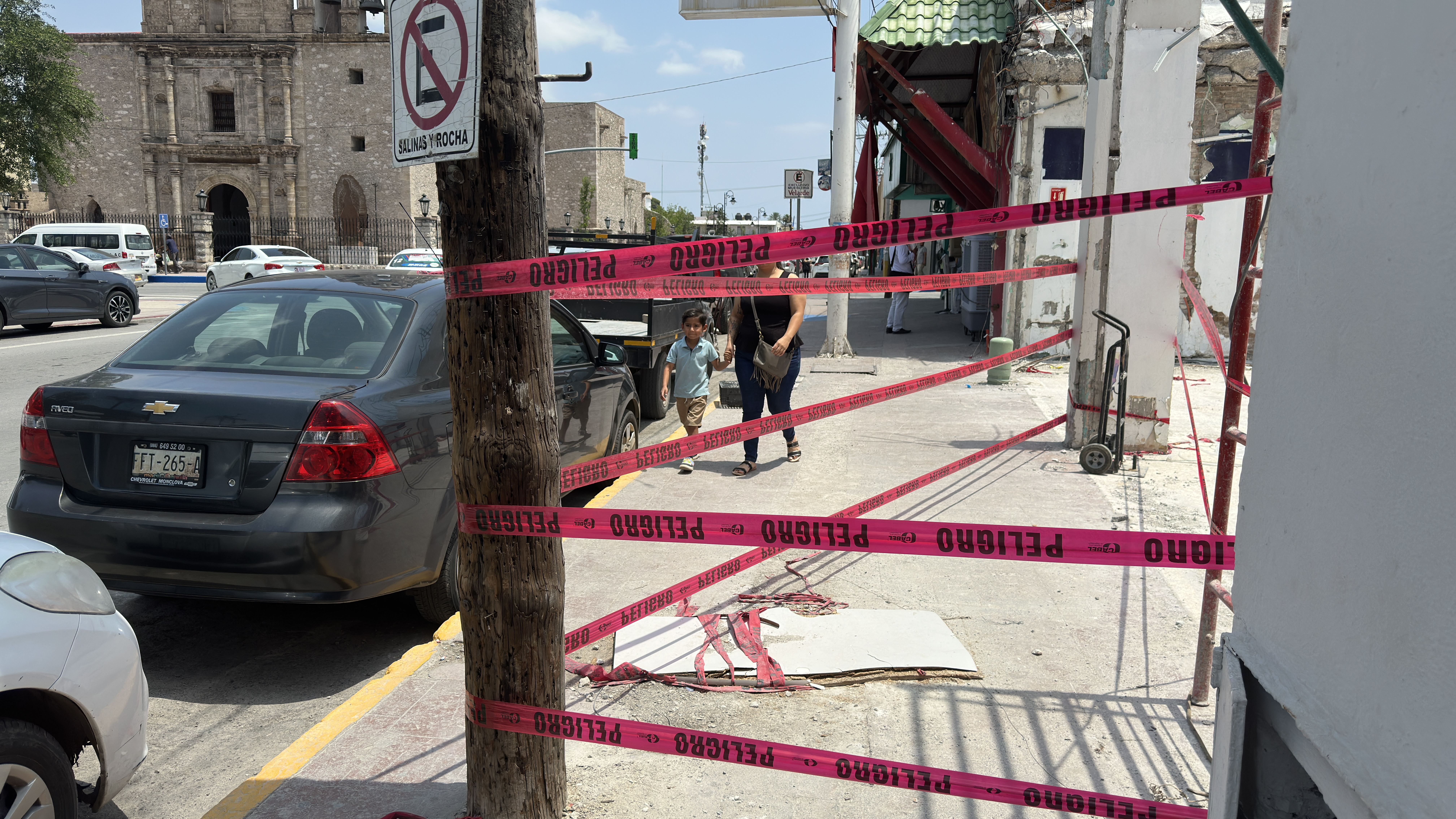 Supervisa PC demolición de local en el primer cuadro de Monclova