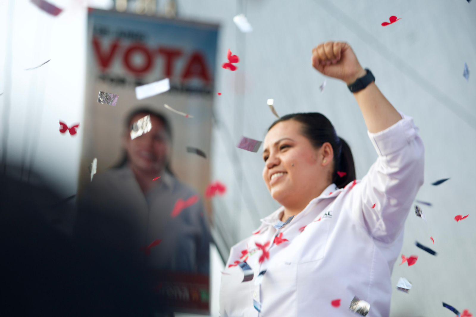Vamos a arrasar este 1 de junio: Flora Leal, candidata de la 4T a la Presidencia de Lerdo