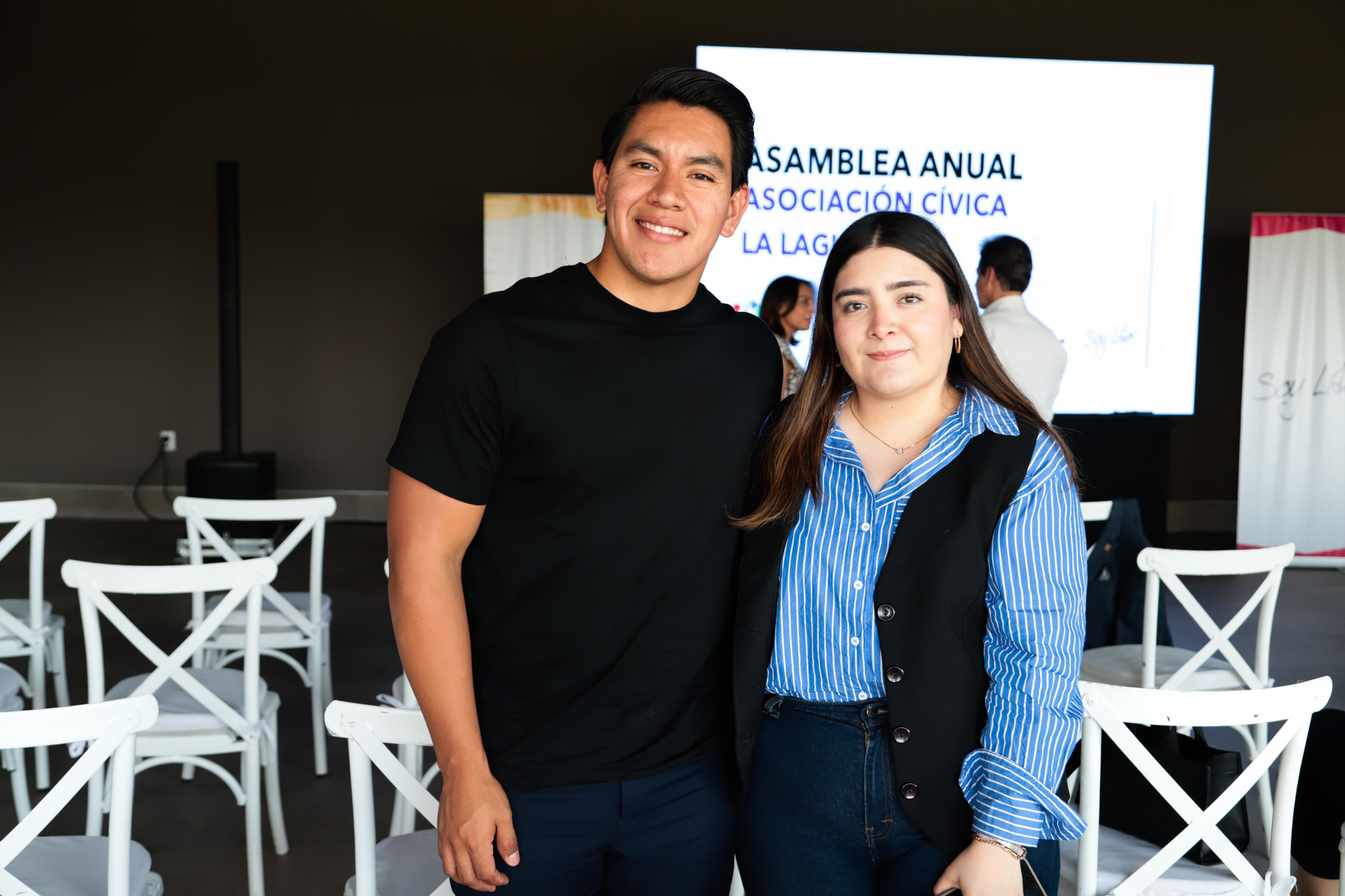Rolando Soto y Claudia Machuca.