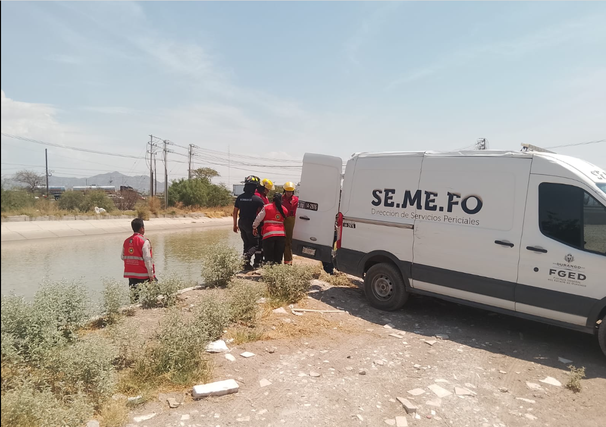 Identifican a hombre que murió ahogado tras caer al canal Sacramento en Gómez Palacio