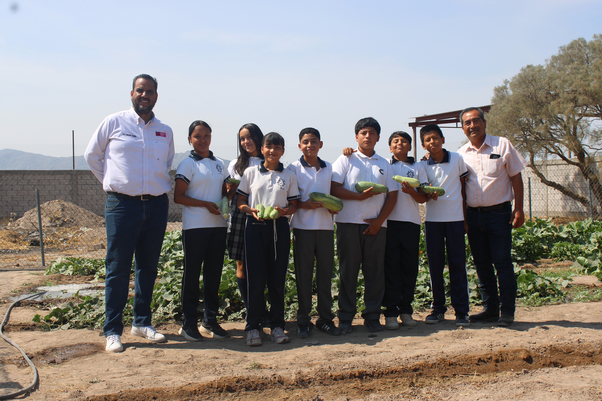 Alumnos de la Escuela Primaria 16 de Noviembre en el ejido Solima de Matamoros (EL SIGLO DE TORREÓN / DANIELA CERVANTES)

