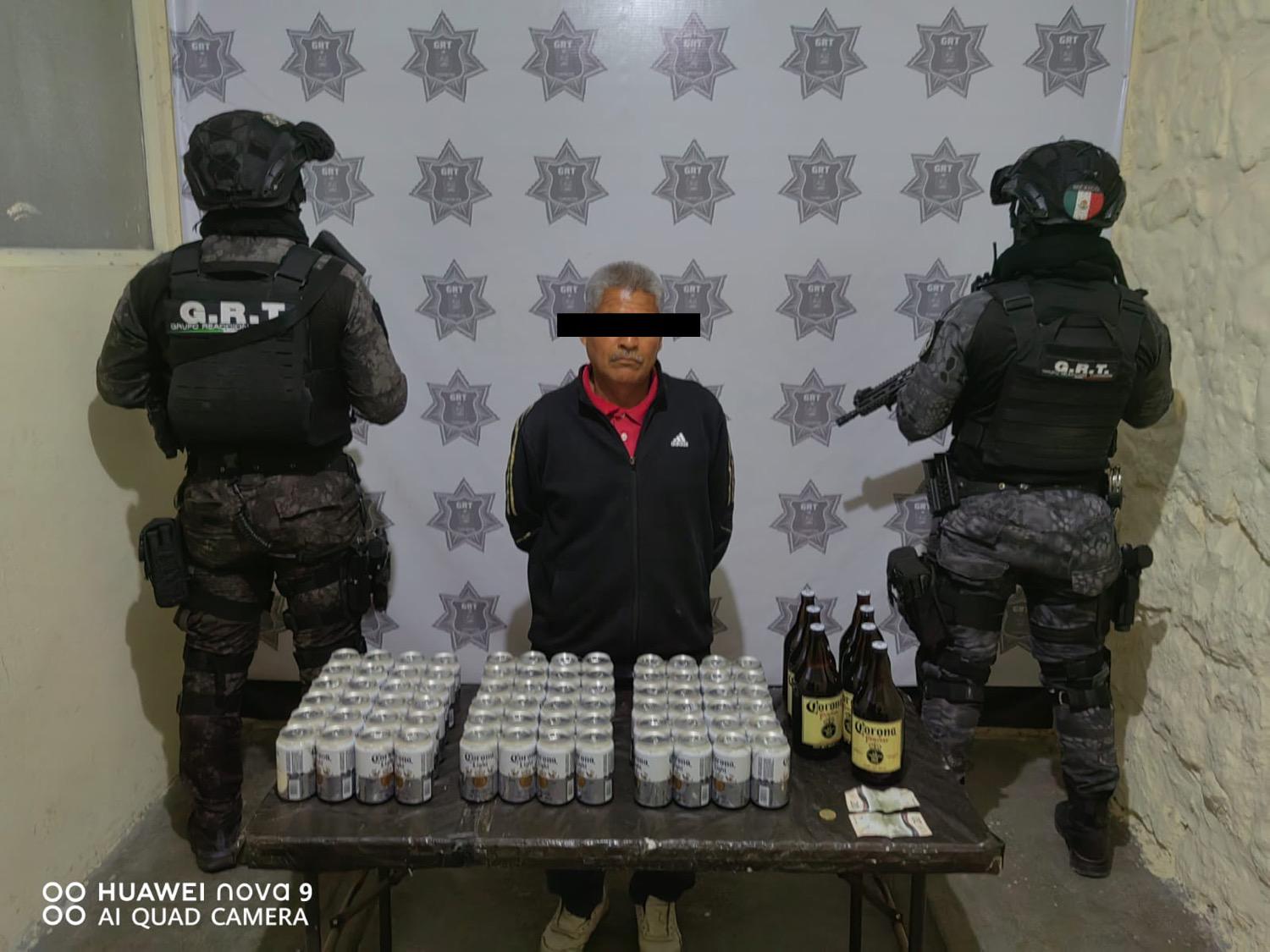 Policía Municipal de Torreón realiza detenciones por venta clandestina de alcohol durante Ley Seca