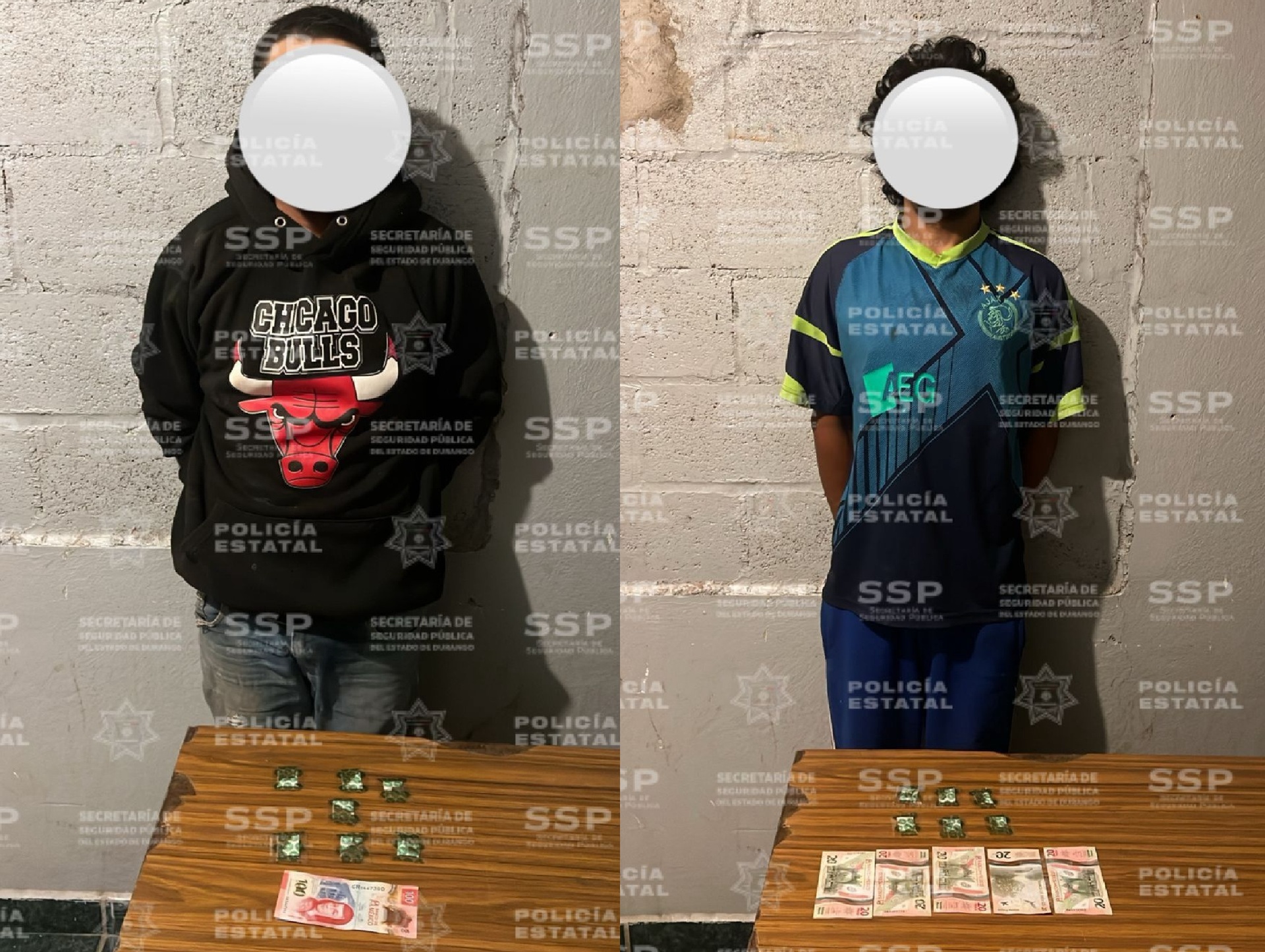 Agentes estatales detiene a dos en La Loma con dosis de cristal