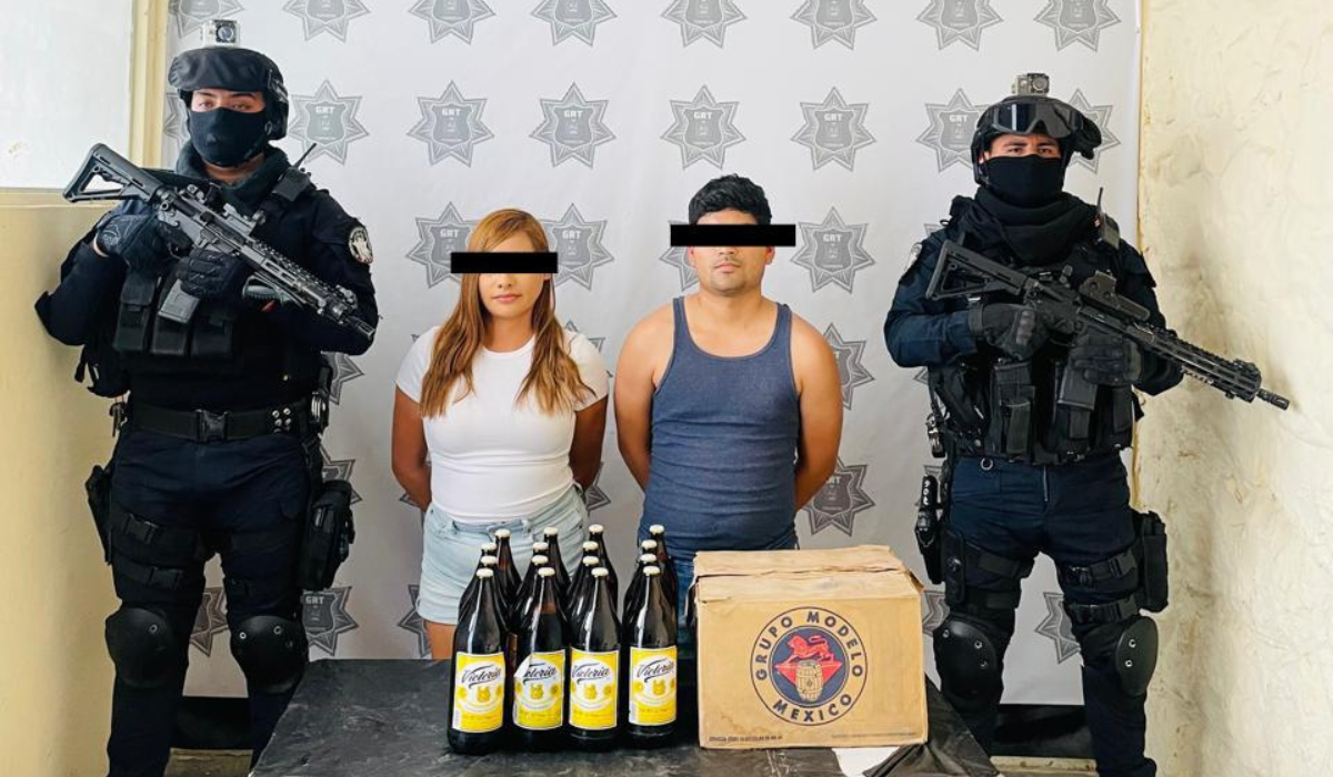 Detienen a dos por venta clandestina de alcohol en la colonia Eduardo Guerra