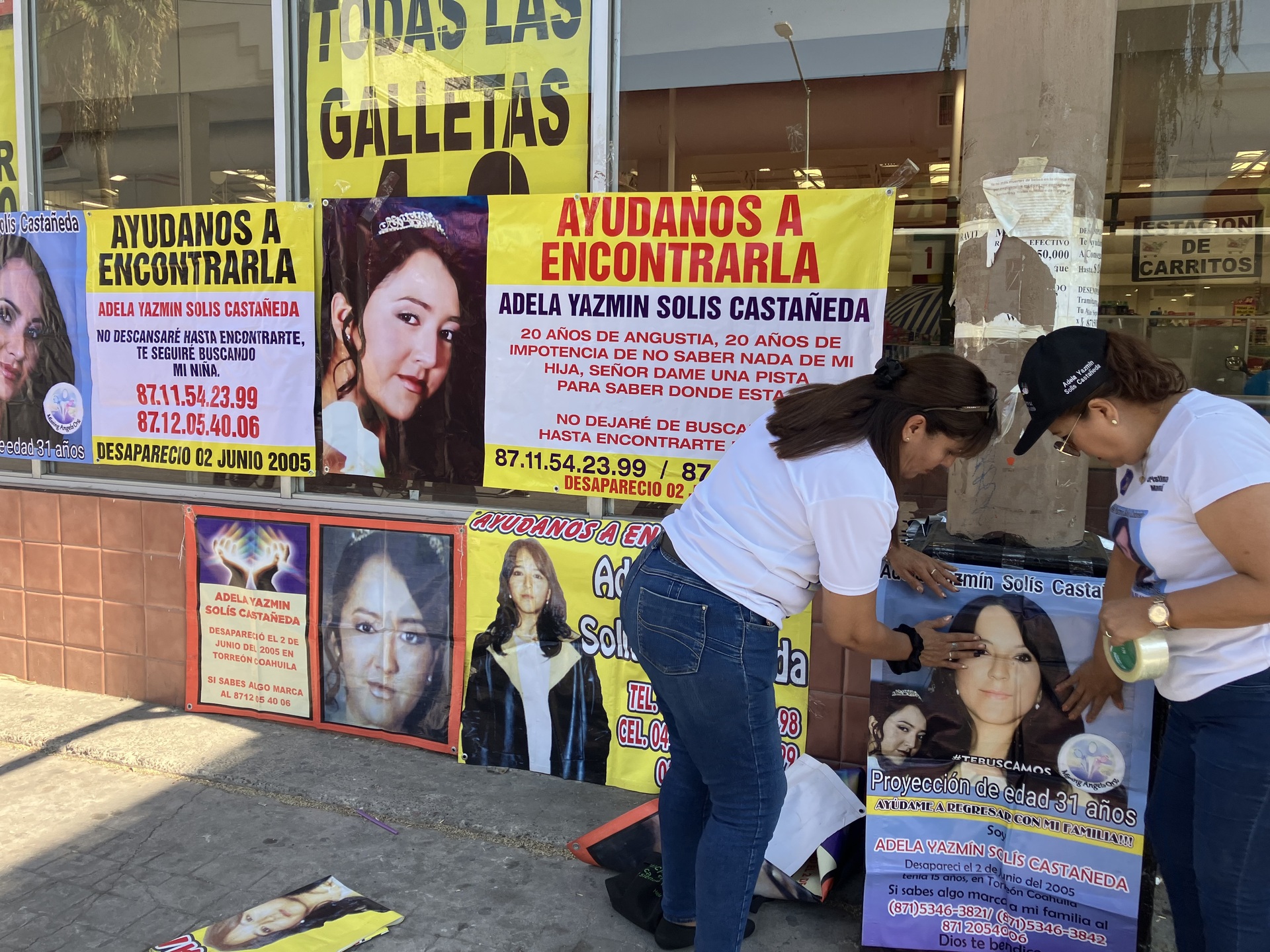 A 20 años de la desaparición de su hija, Cristina se planta en el lugar donde fue vista por última vez