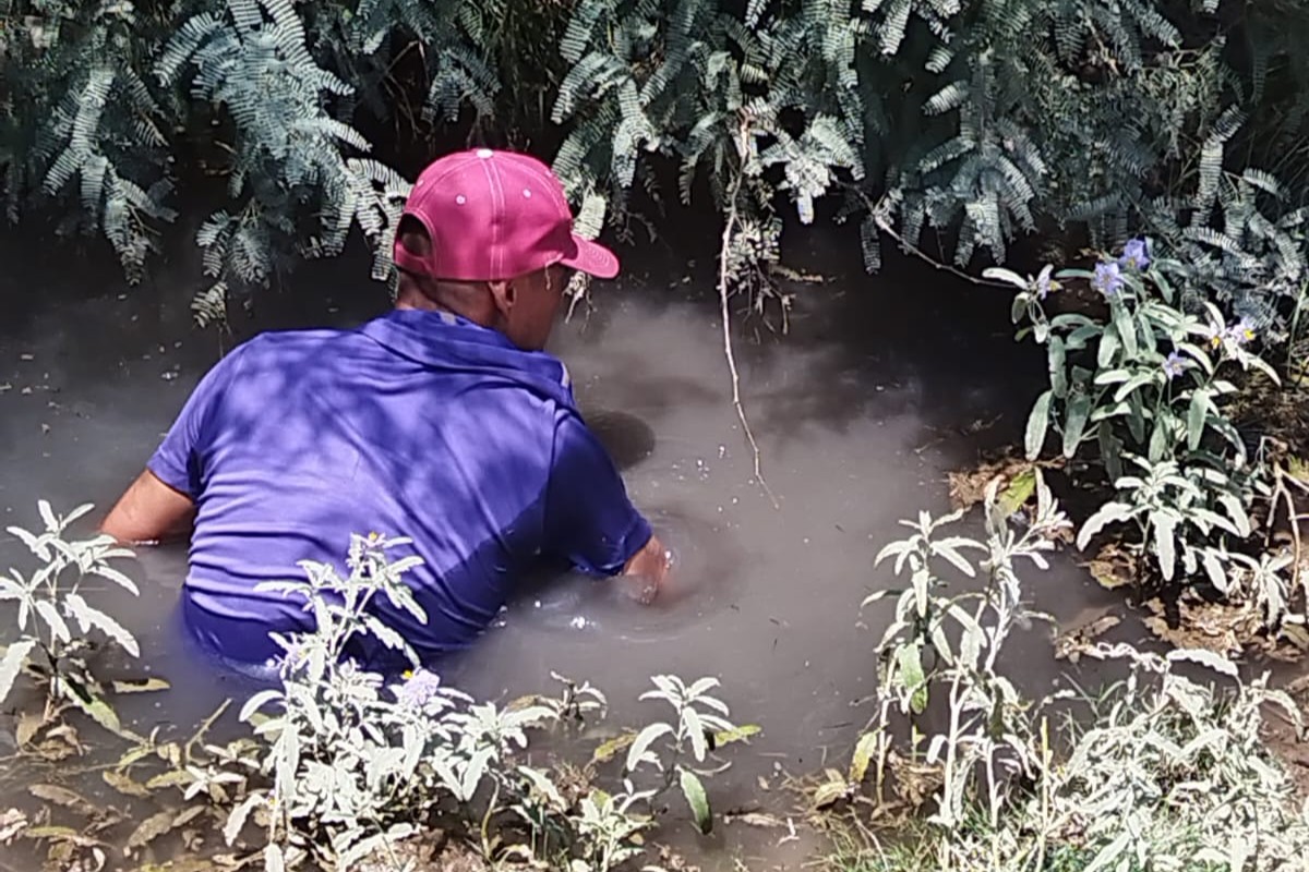 Se rompe tubería de agua potable y afecta a tres ejidos de San Pedro